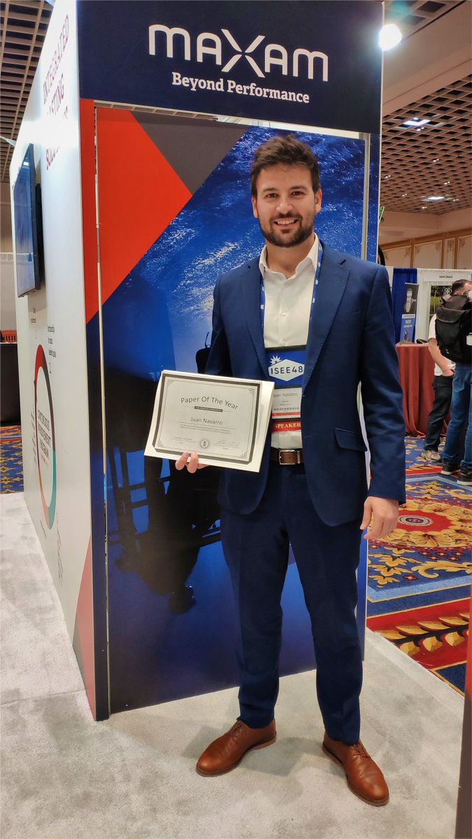We are pleased to share with you that <a href="/Juan/">Juan Comesaña</a> Navarro, PhD, MAXAM Modelling &amp; Simulation Specialist, has been awarded with the” Paper of the Year” at the ISEE 48th conference in Las Vegas.

Congratulations for this milestone and success, Juan.

#Innovation #Maxam #XEnergy #Mining