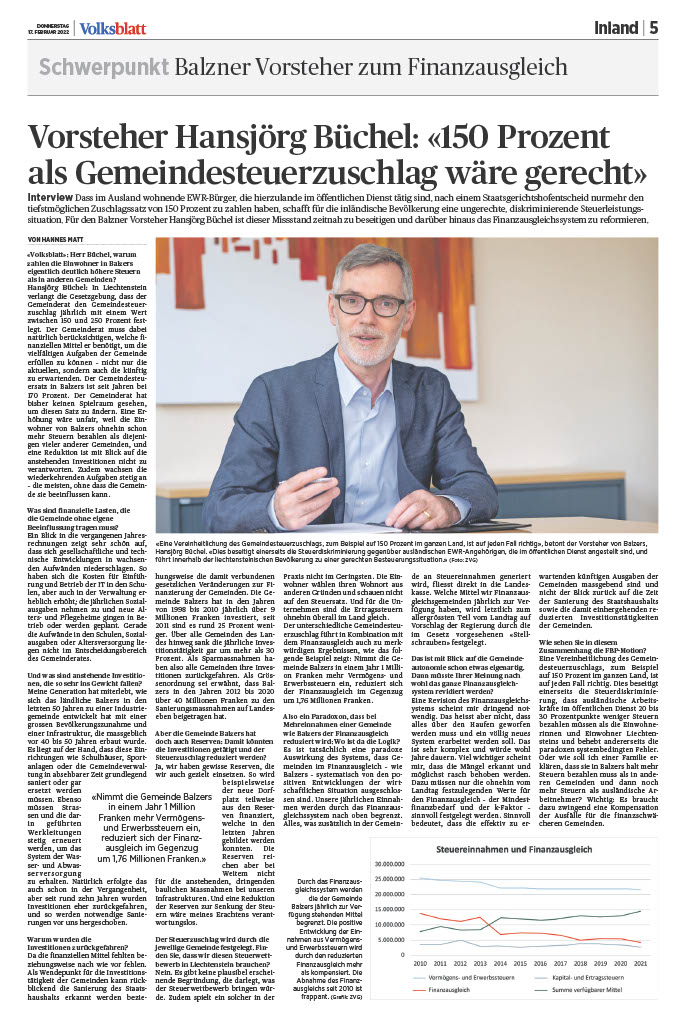 Gut, dass das Thema Finanzausgleich wieder ins Gespräch kommt. Wir veröffentlichen kommende Woche eine neue Publikation dazu.  Da zeigt sich, welche Gemeinden heute überproportional gut dastehen und welche benachteiligt werden. Es gibt definitiv Reformbedarf. #Finanzausgleich