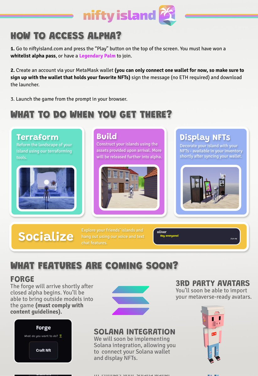 SportyTrunk's tweet photo. @CryptoGemsCom Through the @niftyisland closed alpha they will onboard more #developers and gamers into their world of gaming,by bringing more amazing features to their gameplay.

#Metaverse #NFTCommunity https://t.co/Fb6poICwZU