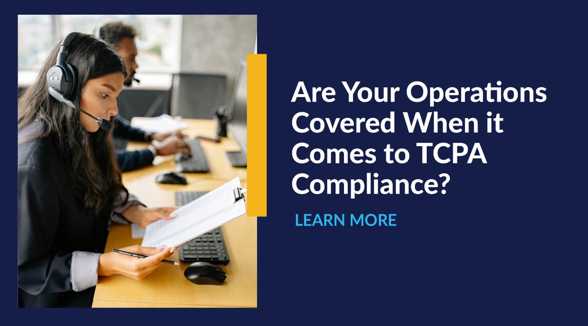MS_lawgroup's tweet photo. Does your business have integrated #TCPA #compliance protocols?

Many businesses assume they do but are you willing to risk crippling operations or bankruptcy on this assumption? 
#MSLawGroup #LawTwitter https://t.co/ncs24S48Rz https://t.co/iMr1uvIwhx