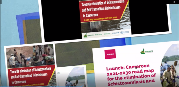 elimin8schisto's tweet photo. Excited to be at the launch of the @MinsanteCMR  Cameroon 2021-2030 road map for elimination of #schistosomiasis &amp; soil-transmitted #helminthiases, a paradigm shift.
#BeatSchisto #STH #GlobalHealth #BeatNTDs https://t.co/t175GvPmin