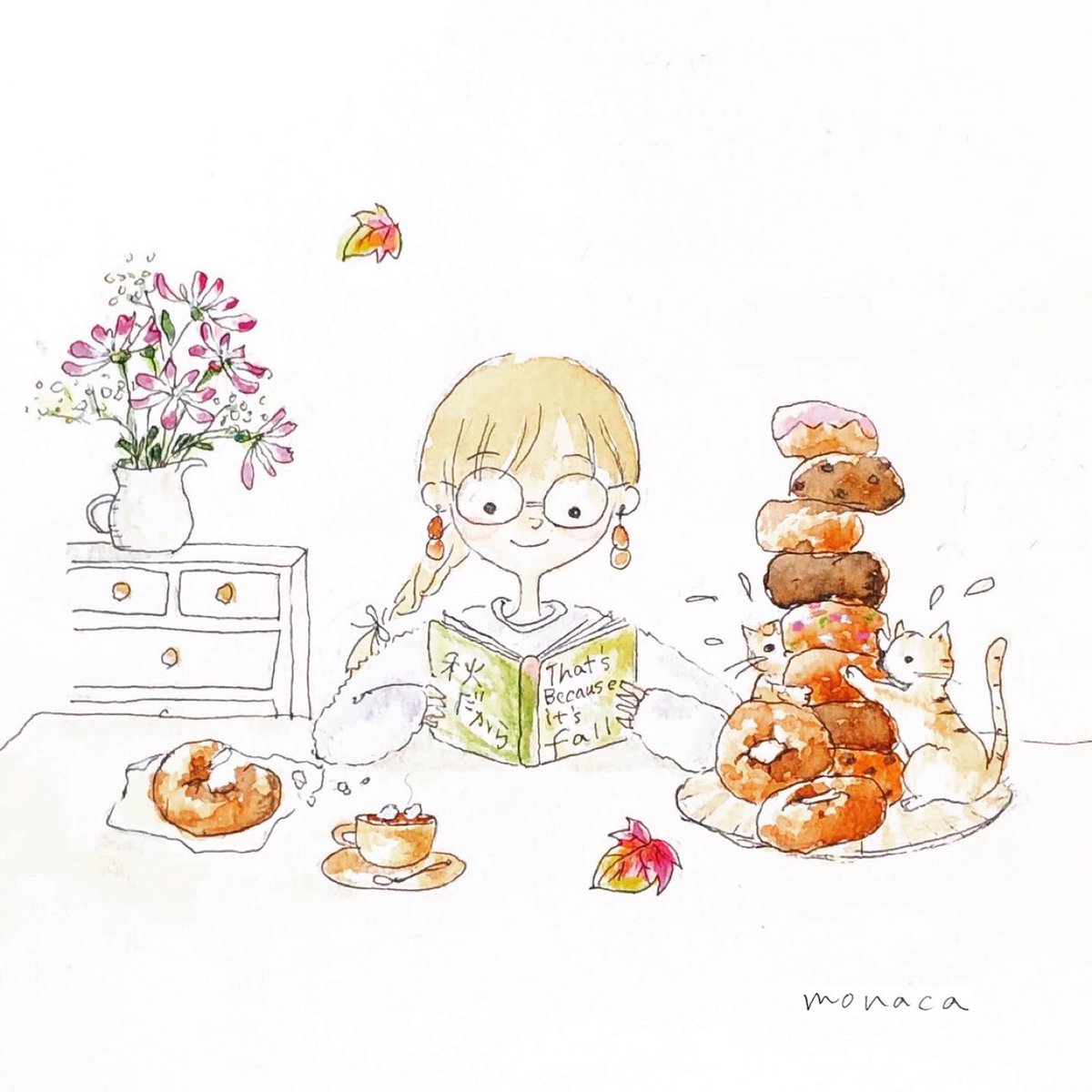monaca_works's tweet photo. イラストレーターのmonacaです

優しくあたたかい雰囲気のイラスト描いてます！

絵柄好みな方フォローお待ちしています💐(´˘`＊)

 #イラスト好きさんと繋がりたい 
 #猫好きな人と繋がりたい 
 #水彩画 https://t.co/kM9qPEYGlg