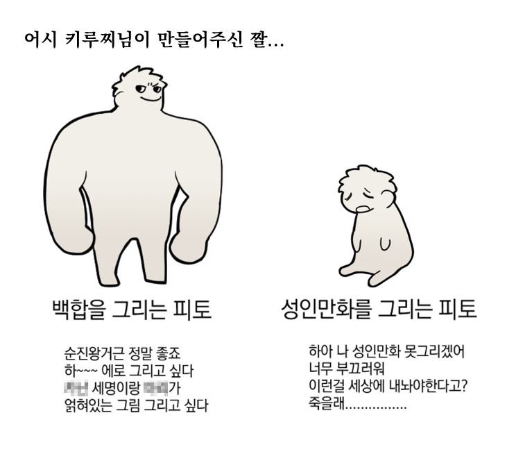 키루찌발(어감주의) 짤을 썸넬로 쓰다니 