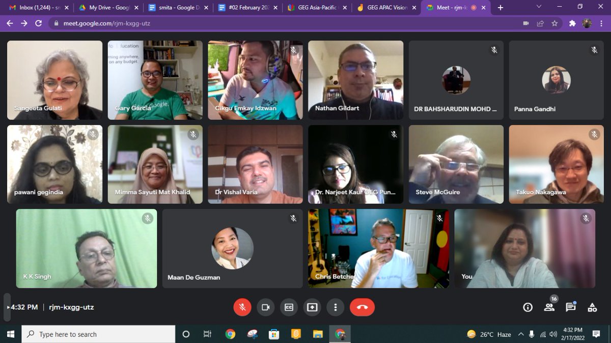 February meet-up..Lots of learning...
#thursdaythoughts #GEGAPAC