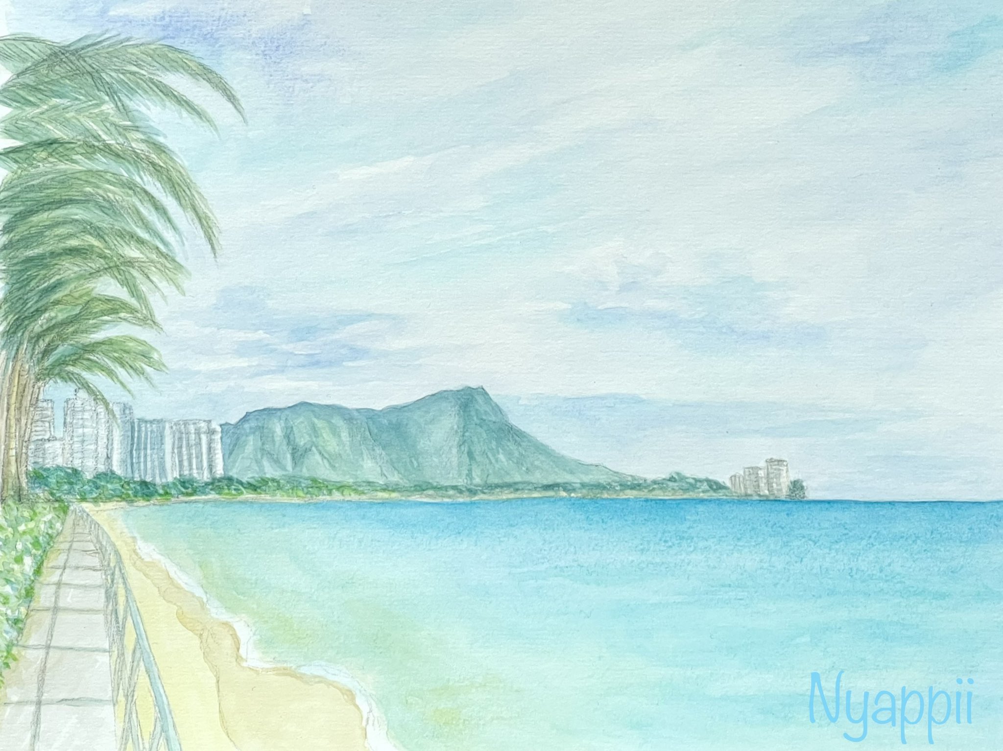 おトク情報がいっぱい! 水彩画 Jan Parker ハワイの海 絵画 - koteng.no おトク情報がいっぱい! 水彩画 Jan Parker ハワイの海 絵画 - koteng.no