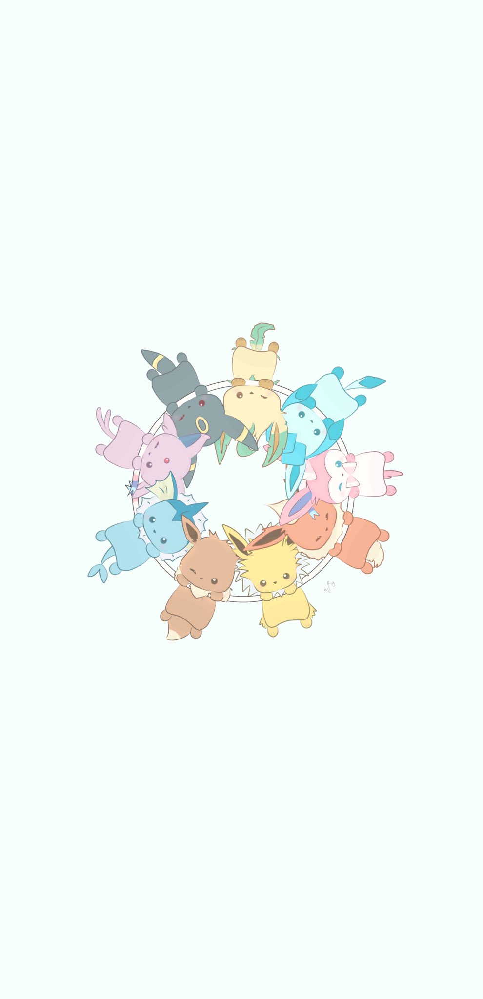 お絵描き垢 ꙫ アイコン 壁紙 ポケモン ブイズ パステルver ポケモン ブイズ アイコン 壁紙 イラスト好きな人とつながりたい T Co Tpaqfs8gh1 Twitter