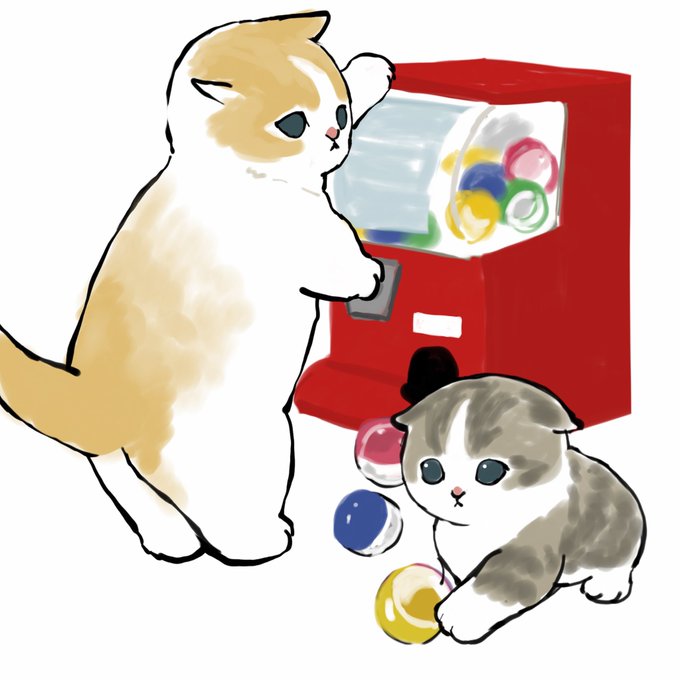 「猫 自動販売機」のTwitter画像/イラスト(新着)