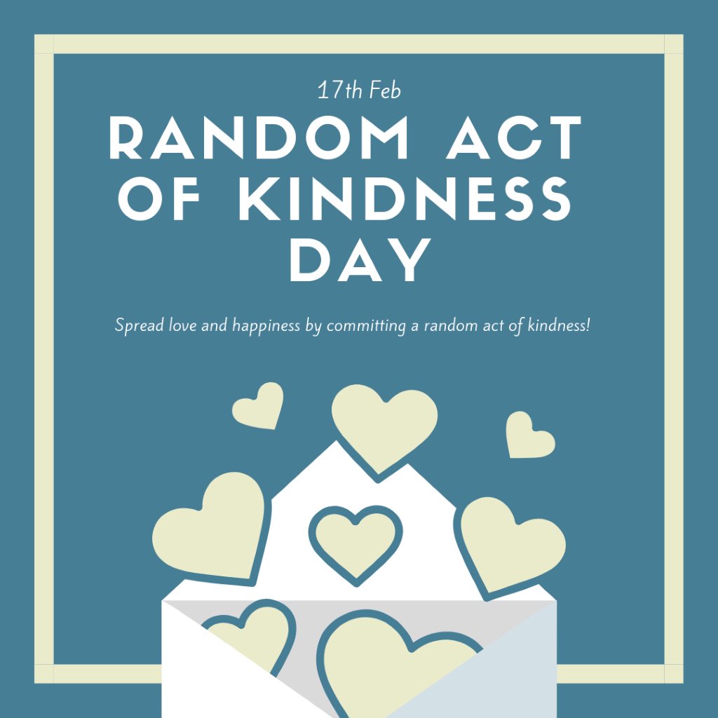 MadiKroll's tweet image. Spread the love. 🤟🏼⚡️
#RandomActsofKindnessDay