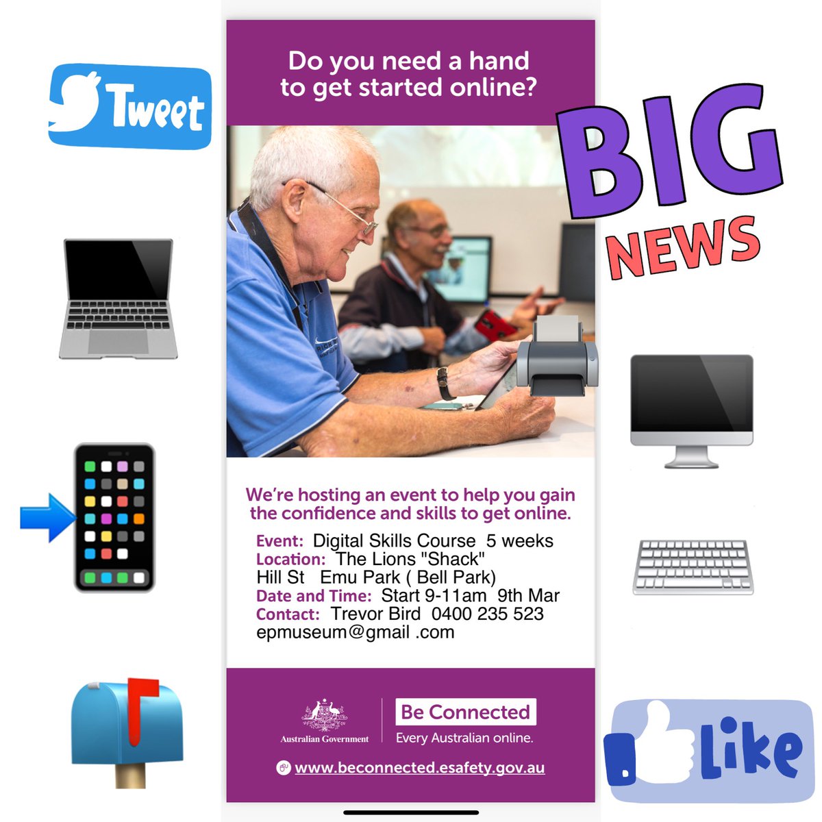 EPHMuseum's tweet image. We can all learn to be more comfortable navigating new technology that can enrich our lives 😀