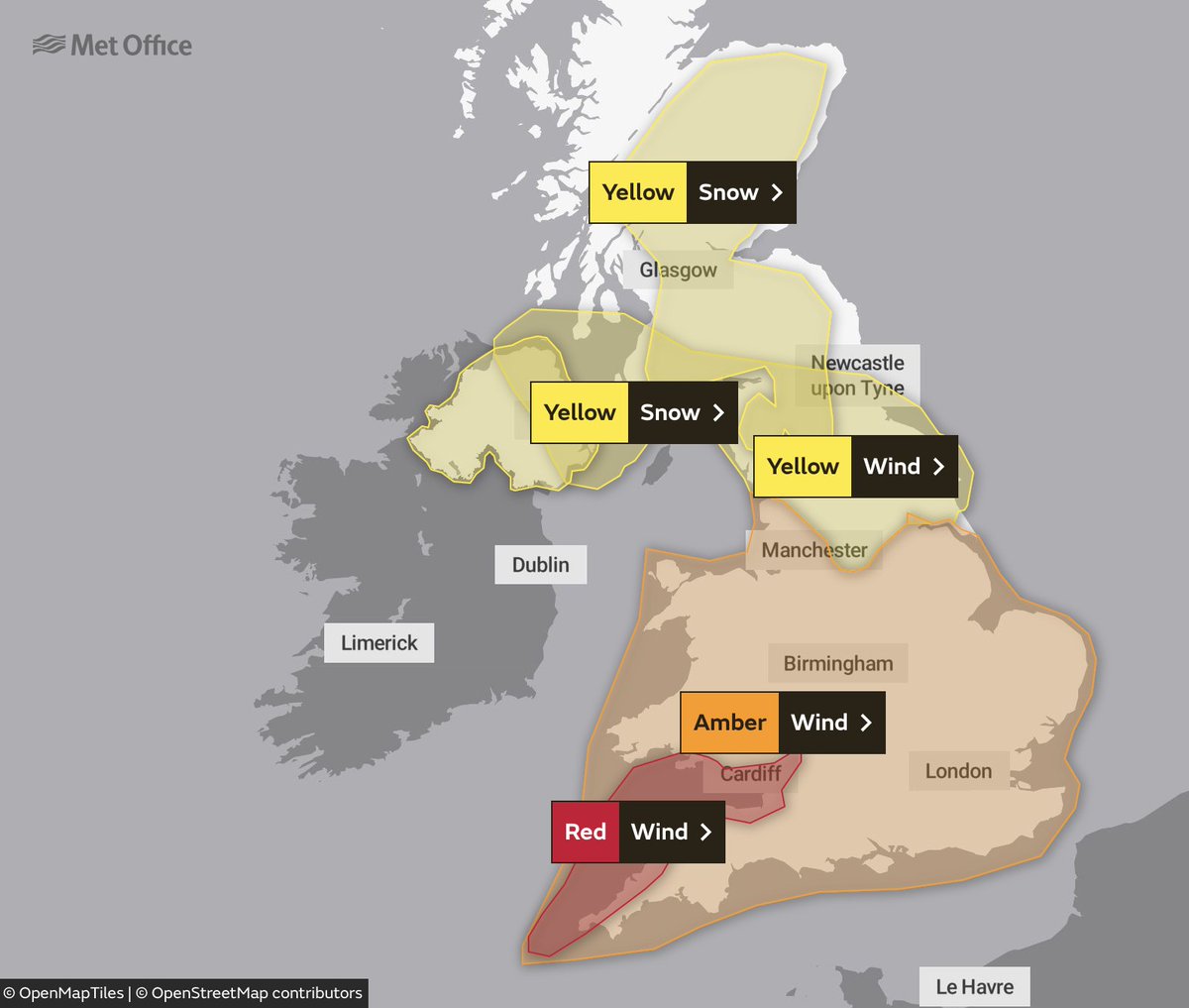 Tomorrow's weather forecast for SW England looks horrible and I wouldn't wish it on anyone. A government COBRA meeting is to be held to discuss the risks. It's a pity that Storm Arwen's battering of Scotland and the NE didn't merit the same response.