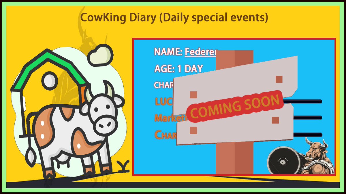 CowKing66's tweet photo. Special interesting design is coming. Please pay more attention to the notice of CowKing project.
BSC  contract:0x0311CbfA73E362d86669c93B74D05e7B5ecF1EC5

#DOGEKING #SHIBA #BABYDOGE #COW https://t.co/vhAeGi8tTO