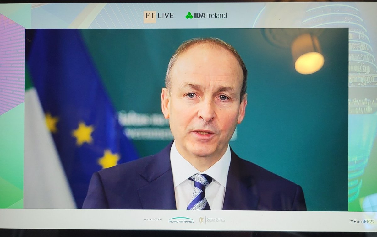 FinTechIreland's tweet photo. Ireland's Taoiseach Michael Martin referenced #fintech several times in his remarks at #EuroFF22.  As did @IDAIRELAND's @MartinDShanahan.

Here are Ireland's #fintech &amp; #regtech maps showing the breadth &amp; depth of the indigenous &amp; international community. Join them in 🇮🇪! @ftlive https://t.co/27IepguNMy