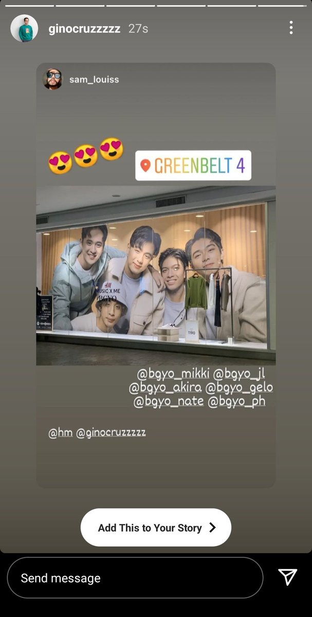 JeonKim_Sam's tweet photo. OMGGGG SIR GINO😍😍😍

BGYO HM FASHION ICONS
#HMMusicxME
#BGYOforHM #NateforHM @bgyo_ph https://t.co/xYhCmvaAk8