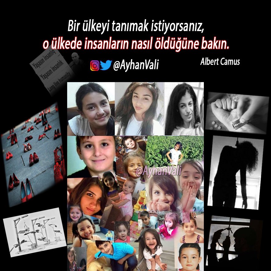#SılaSentuerk,ailesi tarafından zorla nişanlandırıldığı 21 yaşındaki şahıs tarafından katledildi.
19 yaşında ve 4 aylık hamile olduğu öğrenilen #HazalAlpyoeruek,birlikte yaşadığı kişi tarafından öldürüldü.
#EdanurCandan 20 yaşında işitme engelli bir kişi tarafından öldürüldü.