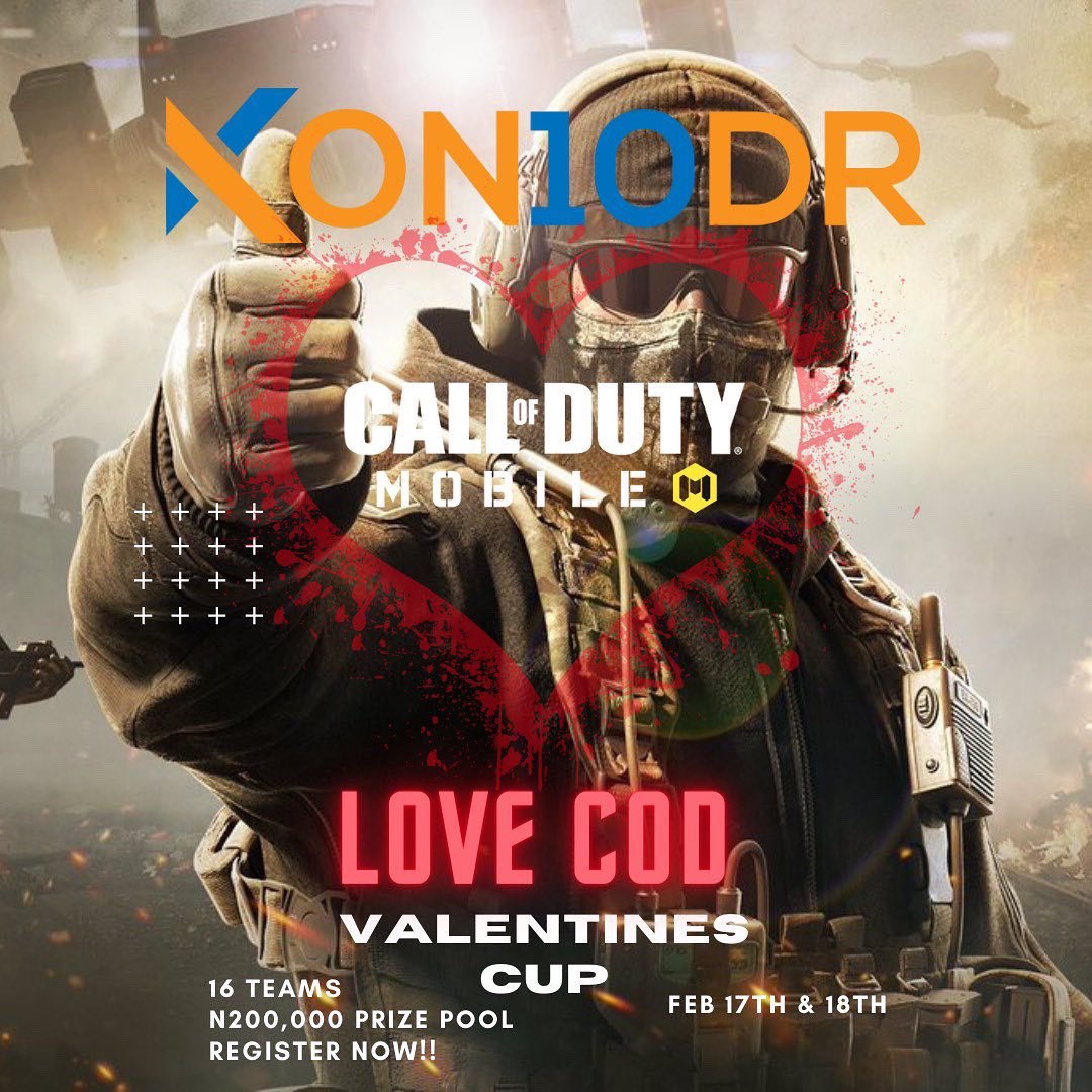 We’re gassed to get back into the swing of things by competing in the <a href="/kon10dr/">Kon10dr</a> Valentine’s Cup. Hopefully, we’ll get another Dub to start the year on a good note🙏🏾🤩. #kon10dr #codmvalentinescup #CoDMobile