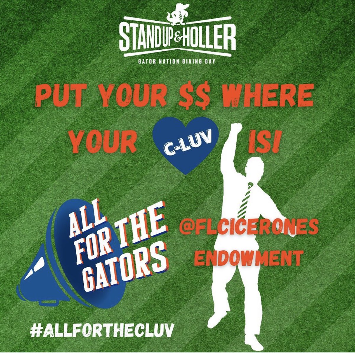Gator Giving Day is TODAY! 📣 

Click the link in our bio to give directly to the Florida Cicerone Endowment’s goal of 500 gifts.🤍🐊

Contributions of any size help!

#AllForTheCluv #StandUpAndHoller