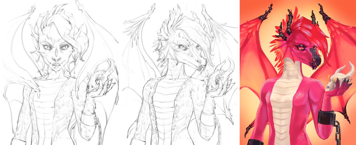 grabcoinclub's tweet photo. Hey, #GameFi lovers!
If you๐ฆfollow us, you know that #NFT avatars serve the access to the game of #GrabCoin. But before converting a game avatar into an NFT, digital artists draw sketches of #FiHunters.
Tune to the process of the creation of Sonata, our wildest dragon beauty. https://t.co/69Qyyr5P6I