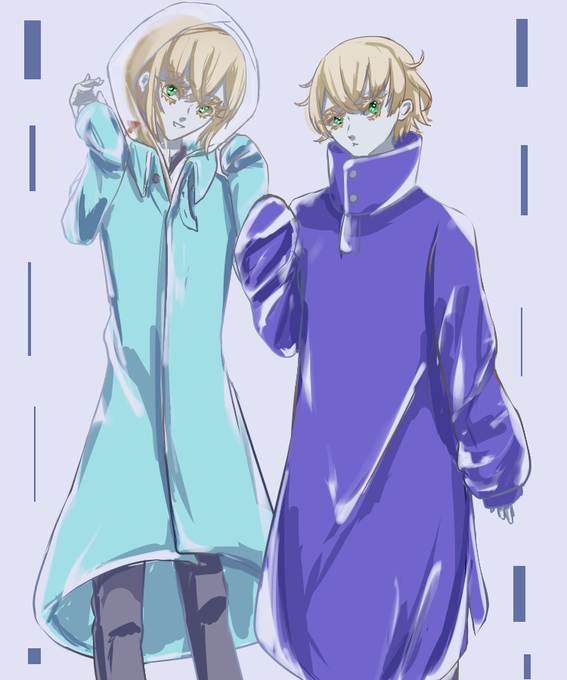 レインコートのtwitterイラスト検索結果