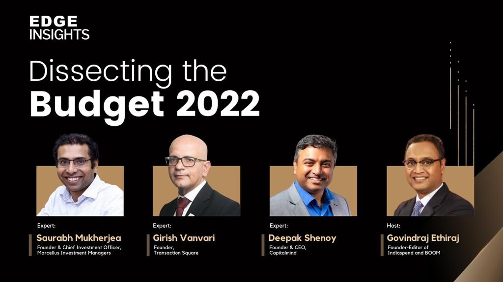 EDGE Community (@edgecommunityhq) on Twitter photo Watch #EDGEInsights - Dissecting the #Budget2022 with #SaurabhMukherjea, <a href="/GirishVanvari/">Girish Vanvari</a>, <a href="/deepakshenoy/">Deepak Shenoy</a> & <a href="/govindethiraj/">Govindraj Ethiraj</a>
Video - youtu.be/RnUhUTDPREU
Know more - edgecommunity.org
#Finance #Budget #EDGE #EDGECommunity <a href="/MarcellusInvest/">Marcellus Investment Managers</a> <a href="/TransactionSq/">Transaction Square</a> <a href="/capitalmind_in/">Capitalmind</a> Watch #EDGEInsights - Dissecting the #Budget2022 with #SaurabhMukherjea, <a href="/GirishVanvari/">Girish Vanvari</a>, <a href="/deepakshenoy/">Deepak Shenoy</a> & <a href="/govindethiraj/">Govindraj Ethiraj</a>
Video - youtu.be/RnUhUTDPREU
Know more - edgecommunity.org
#Finance #Budget #EDGE #EDGECommunity <a href="/MarcellusInvest/">Marcellus Investment Managers</a> <a href="/TransactionSq/">Transaction Square</a> <a href="/capitalmind_in/">Capitalmind</a>
