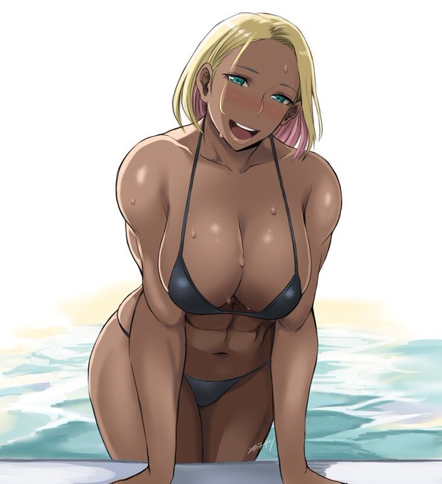 #くそ寒いので水着絵を貼る
こういうタグ好き 