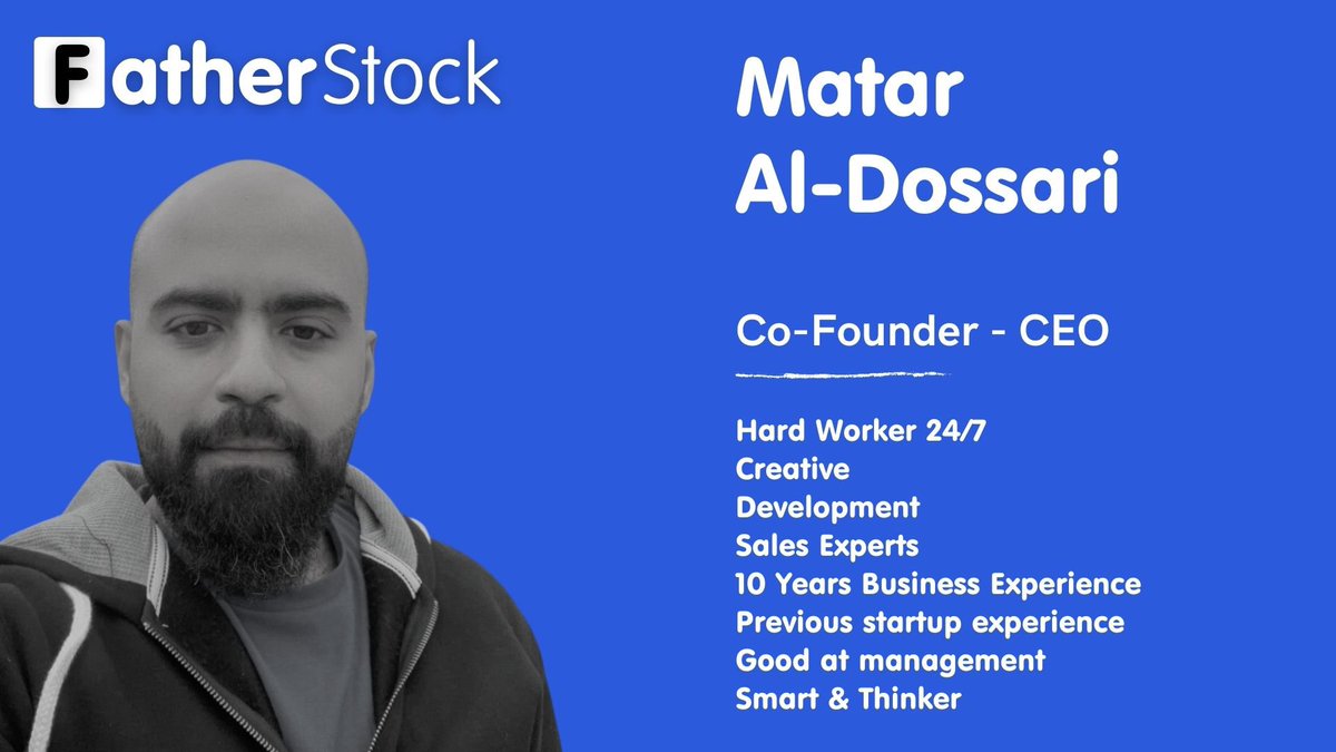 fatherstockSA's tweet photo. بطاقة تعريفية 📄

الاسم : مطر الدوسري 
المنصب : المؤسس والرئيس التنفيذي 

رسالته : 

العمل اولآ والانضباط اساس النجاح ابتكر في عملك دائمًا وفكر خارج الصندوق حاول ان تبهر جمهورك وعملائك دائمًا وتعمل على المستحيل لتحقيق نتائج اكبر ..

ابدع وابتكر لتنجح 🌹 https://t.co/HQQYejJoti
