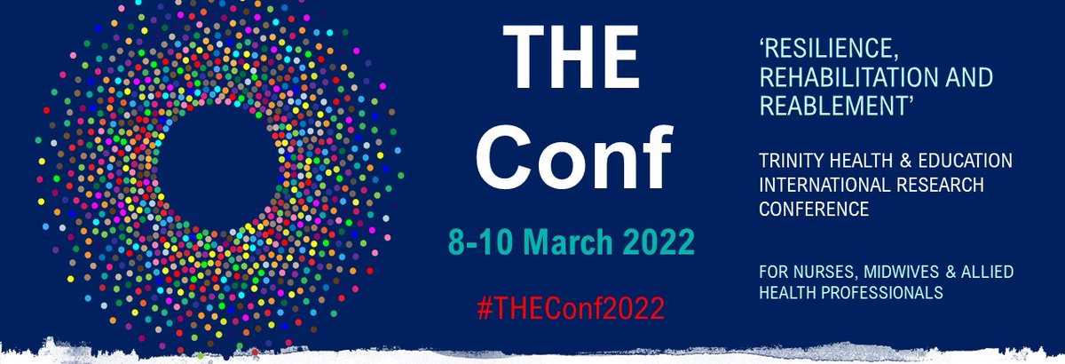 Excited to announce THEConf2022 pre-conference workshops scheduled for 8th March 10-1pm online; Advanced meta-analysis, Better PPI, Better Research and Introduction to Longitudinal studies. Places are limited. For further info &amp; to register: nursing-midwifery.tcd.ie/events-confere… 
#THEConf2022