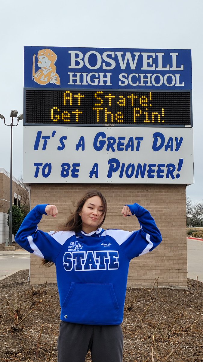 Bos_Wrestling's tweet image. Headed to Houston to wrestle at the State Wrestling Championships!!
Love the support from our school!!
#medalhunt #pintowin #uilstate
@boswellhs 
@emsisdathletics