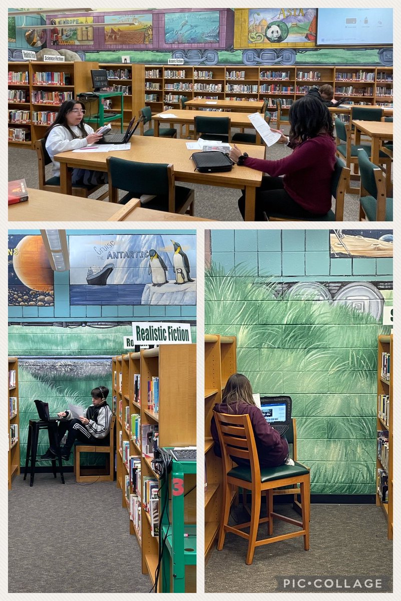 christiharp's tweet photo. Ms. Lillevik’s students create their Adobe spark book trailers ⁦@AdobeSpark⁩ ⁦@OMS_HCS⁩ ⁦@SarahLillevik⁩ https://t.co/4EUE8PsjU9