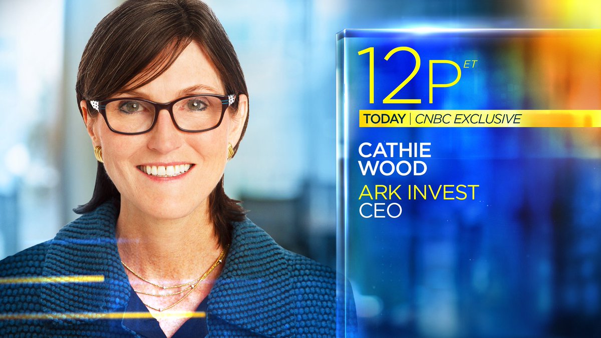 HalftimeReport's tweet image. Don&apos;t miss @ScottWapnerCNBC&apos;s #HalftimeExclusive interview TODAY at 12p ET with @CathieDWood @ARKInvest