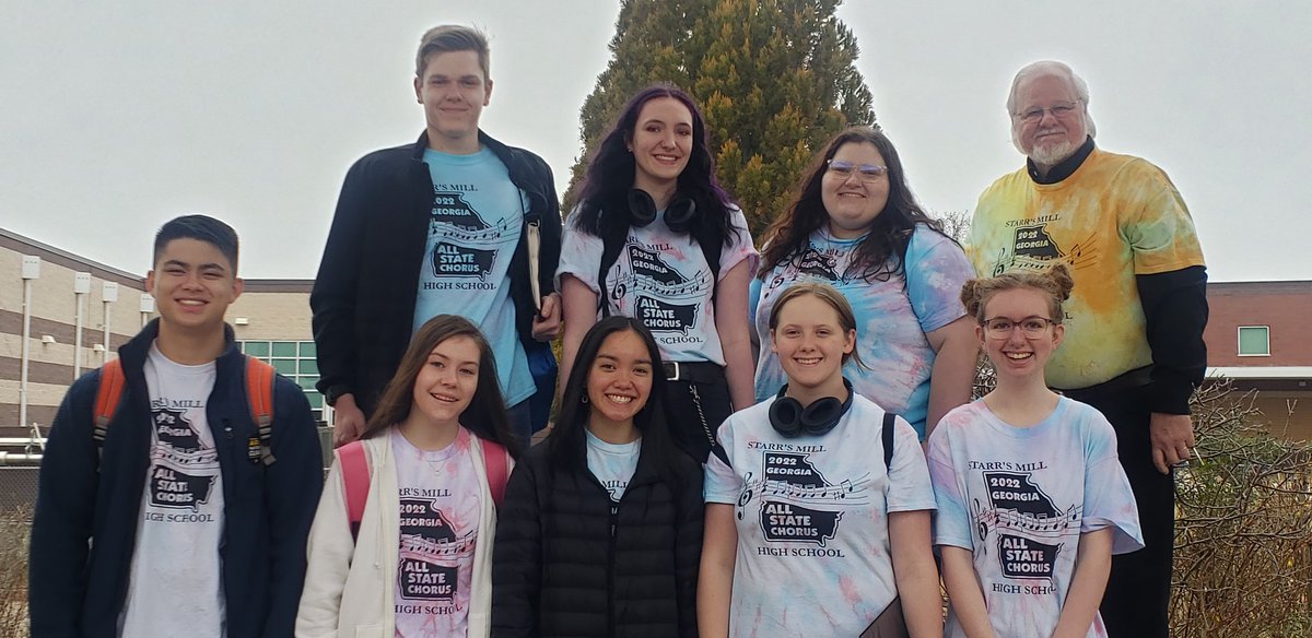 SMHSChorus's tweet photo. Our choral program is well represented at All State this year. We hope these students have a great time. @starrsmillhs #singing #chorus https://t.co/fSTK11dwk2
