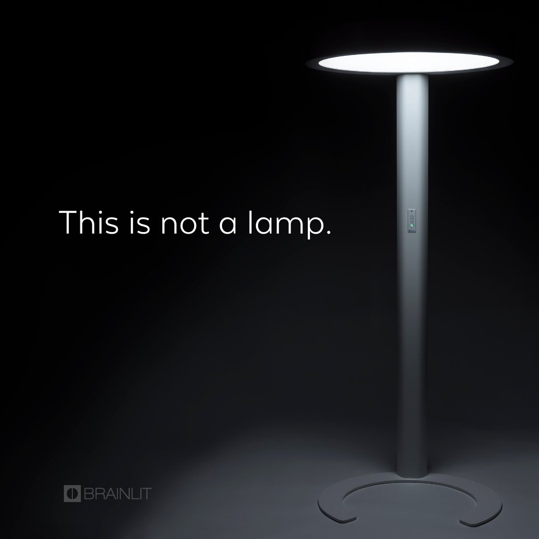 Yes, you read it right. BrainLit Alven is not a lamp - it is a solution for health and well-being. It is a free-standing solution delivering BioCentric Lighting™ that mimics the important aspects of daylight and delivers it indoors.

Learn more: https://t.co/sAAZM6cz3J. https://t.co/OWI7d6QoRE