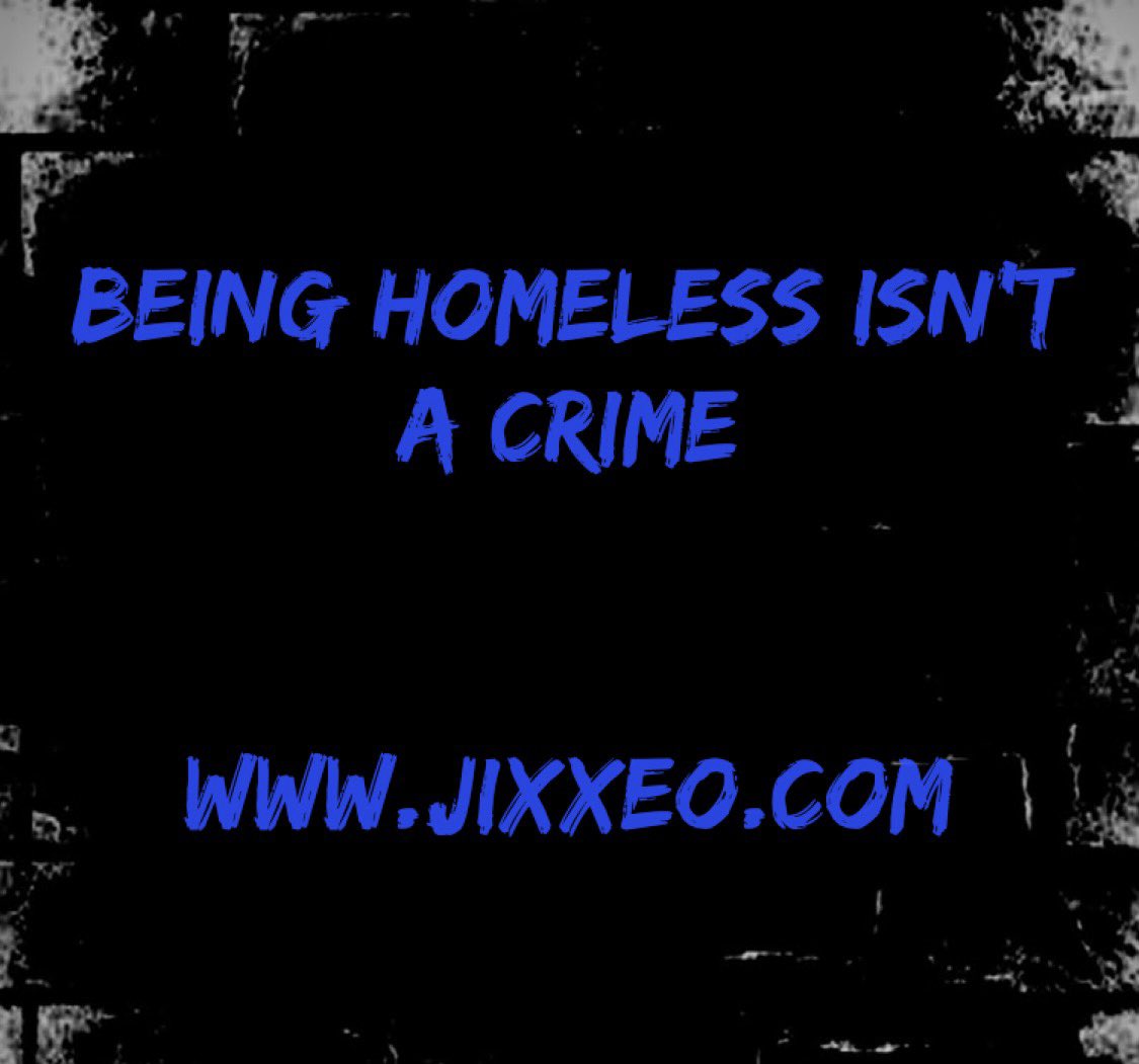 Jixxeo's tweet photo. being homeless isnt a crime - https://t.co/KpK3gAKdha https://t.co/oZzcvEwqrr