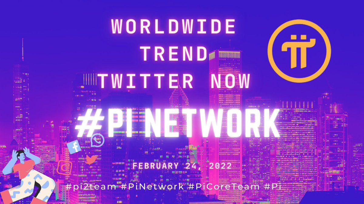 pi2team's tweet photo. On the 24th of February we want to make the #PiNetwork hashtag tranding on twitter. Post whatever you want about Pi, start from 00:00 of your time zone. At least 5 times through the day.  
Please share and invite others.  
Prepare. 
hashtag #PiNetwork #PI #PiCoreTeam #pi2team $Pi https://t.co/vrvbBFp0pM