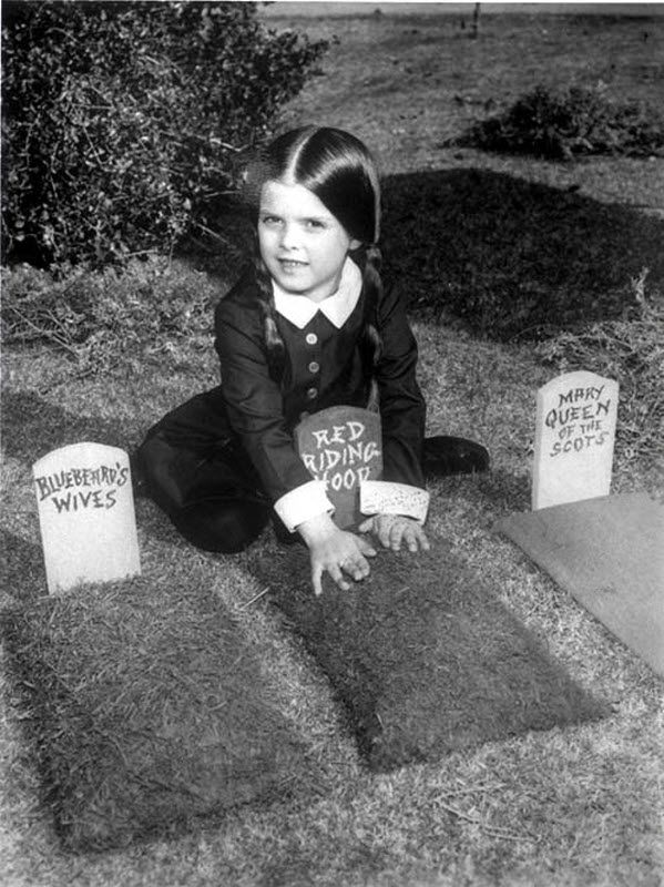 Happy birthday,  Lisa Loring (Wednesday Addams) 
