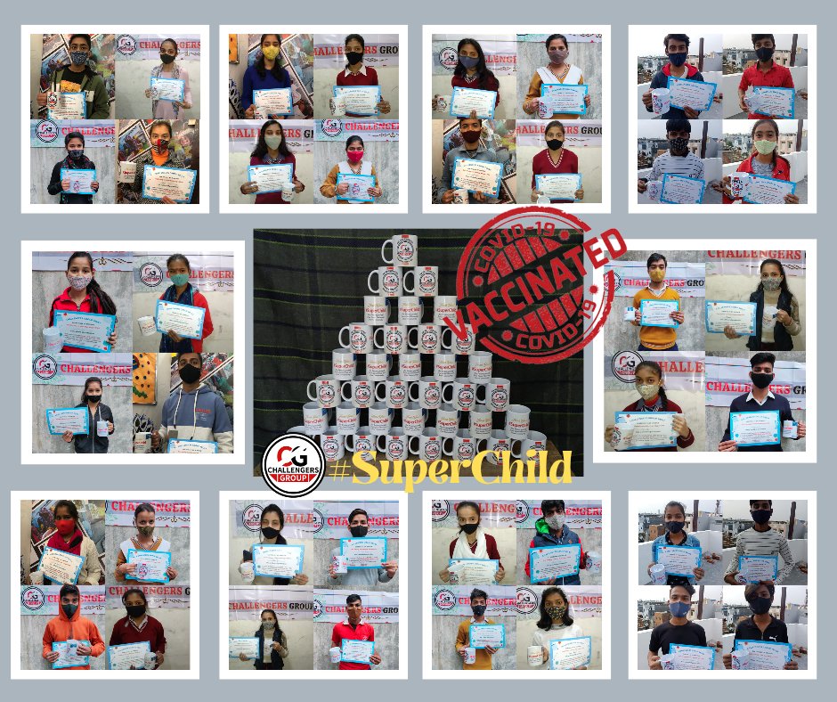 challengersgut's tweet photo. We can fight against COVID-19 together, the contribution and participation of each #superchild in this campaign (#वैक्सीन_लगवाओ_इनाम_पाओ) is incomparable. 
Get your COVID-19 vaccine dose today.
#ImVaccinated #fightcoronavirus #indiafightscovid19together #Team #Challengers_Group https://t.co/ouciVrvaVL