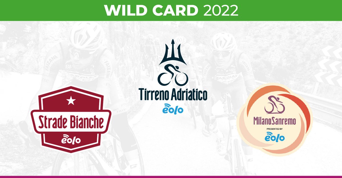 🚴‍♂️ 📆 <a href="/Milano_Sanremo/">Milano Sanremo</a> <a href="/TirrenAdriatico/">Tirreno Adriatico</a> <a href="/StradeBianche/">Strade Bianche</a>  
Prende sempre più forma il calendario della Bardiani CSF Faizanè con le classiche di primavera di RCS Sport che si aggiungono agli altri inviti WT di UAE Tour, Amstel Gold Race e Gent-Wevelgem
📰 bardianicsf.com/la-bardiani-cs…