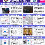 使っているスマホがiPhoneという人は必見!覚えておきたいiPhoneの便利機能たち!