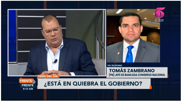 FrenteaFrenteHN's tweet photo. #FrenteaFrente Tomás Zambrano: “Ahora el que utilice tarjetas de crédito y débito tendrá que pagar por esas transacciones el 15 por ciento de impuesto sobre venta”.  

Vea en vivo aquí: https://t.co/EH2IRQJoOY https://t.co/GHccAF0K7E