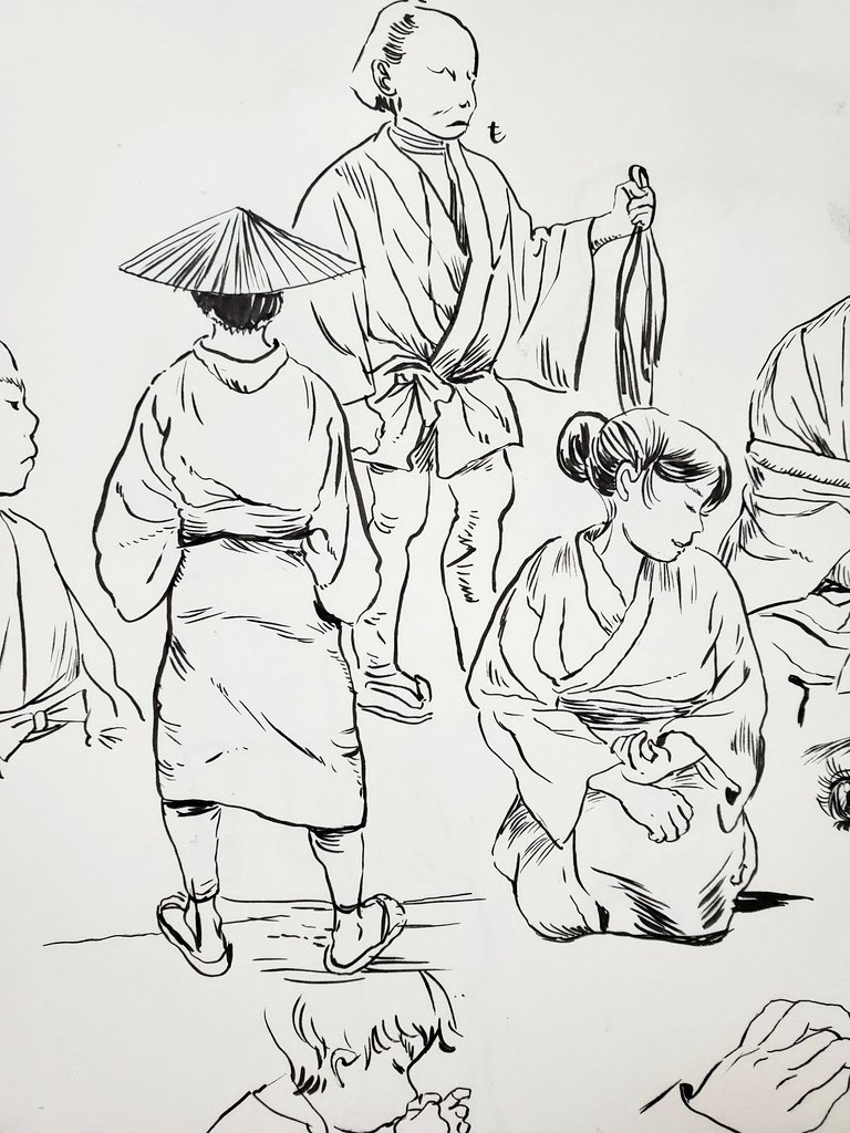 Pinterest模写とらくがき
時代物の渋い絵に憧れる 