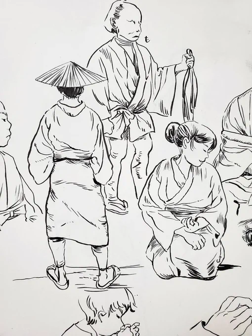 Pinterest模写とらくがき
時代物の渋い絵に憧れる 