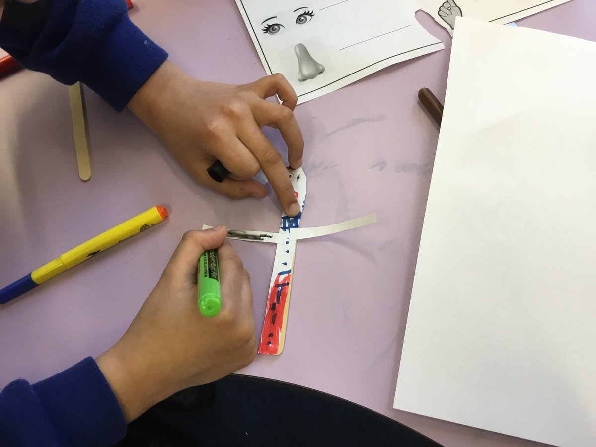 HTPS_Year3's tweet photo. @HTPS_Year3 Making our puppets to act out the story Lila and the Secret of the Rain #htpsLLC https://t.co/U5hEhJ7xy7