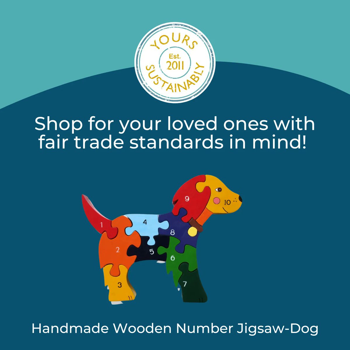 Children love jigsaw puzzles and they are a great way to encourage learning and play! 

This colourful number jigsaw is a clever way for young children to learn their numbers whilst enjoying the fun activity of the puzzle itself and would make an ideal gift for any child.