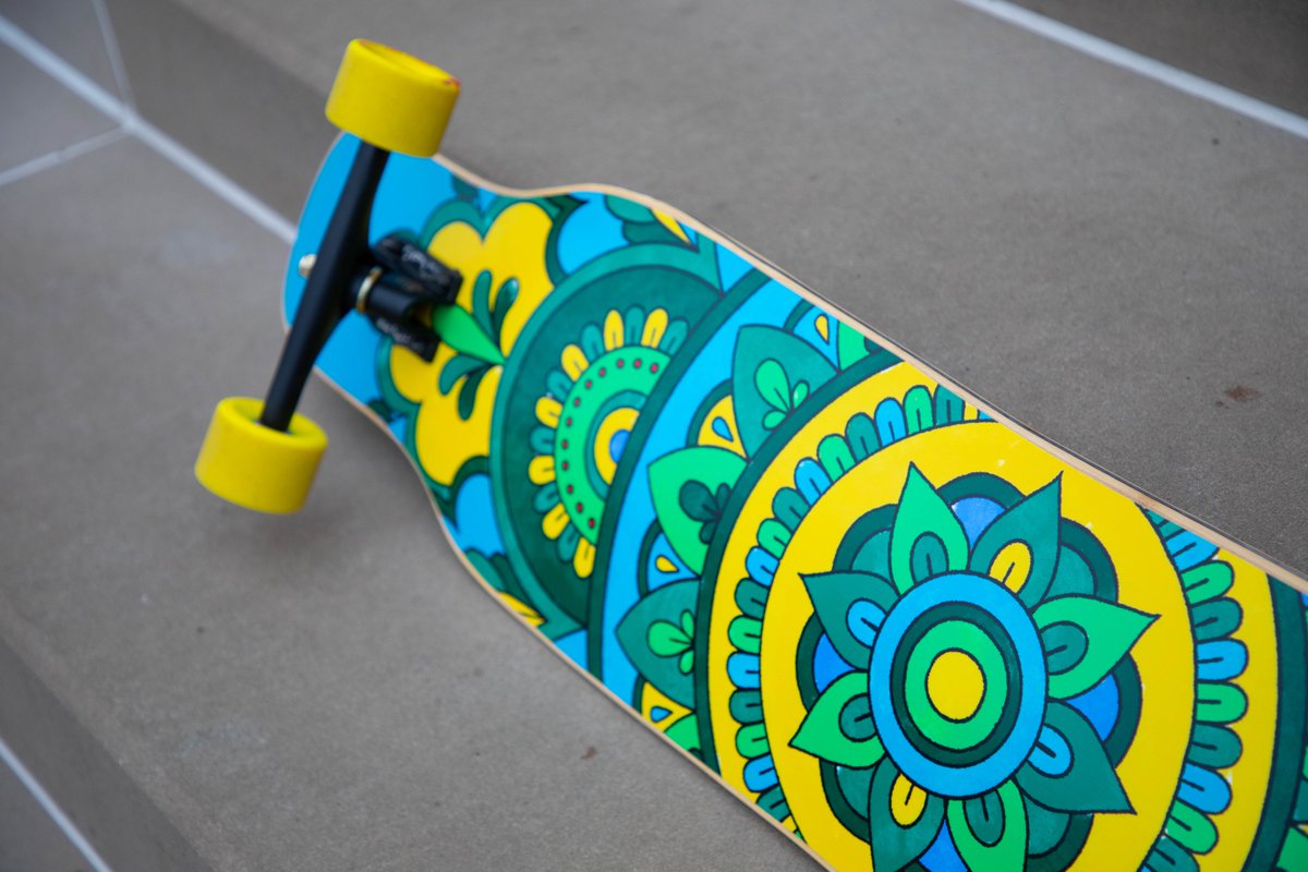 CCANewYork's tweet photo. When @sienacollege asked us to design a skateboard for Br. Tito, their "Skateboarding Friar," we rolled with it 😉 Check out the design work by Greg and the production by @BoklandCustom 🛹 https://t.co/pDzaPCCP1r