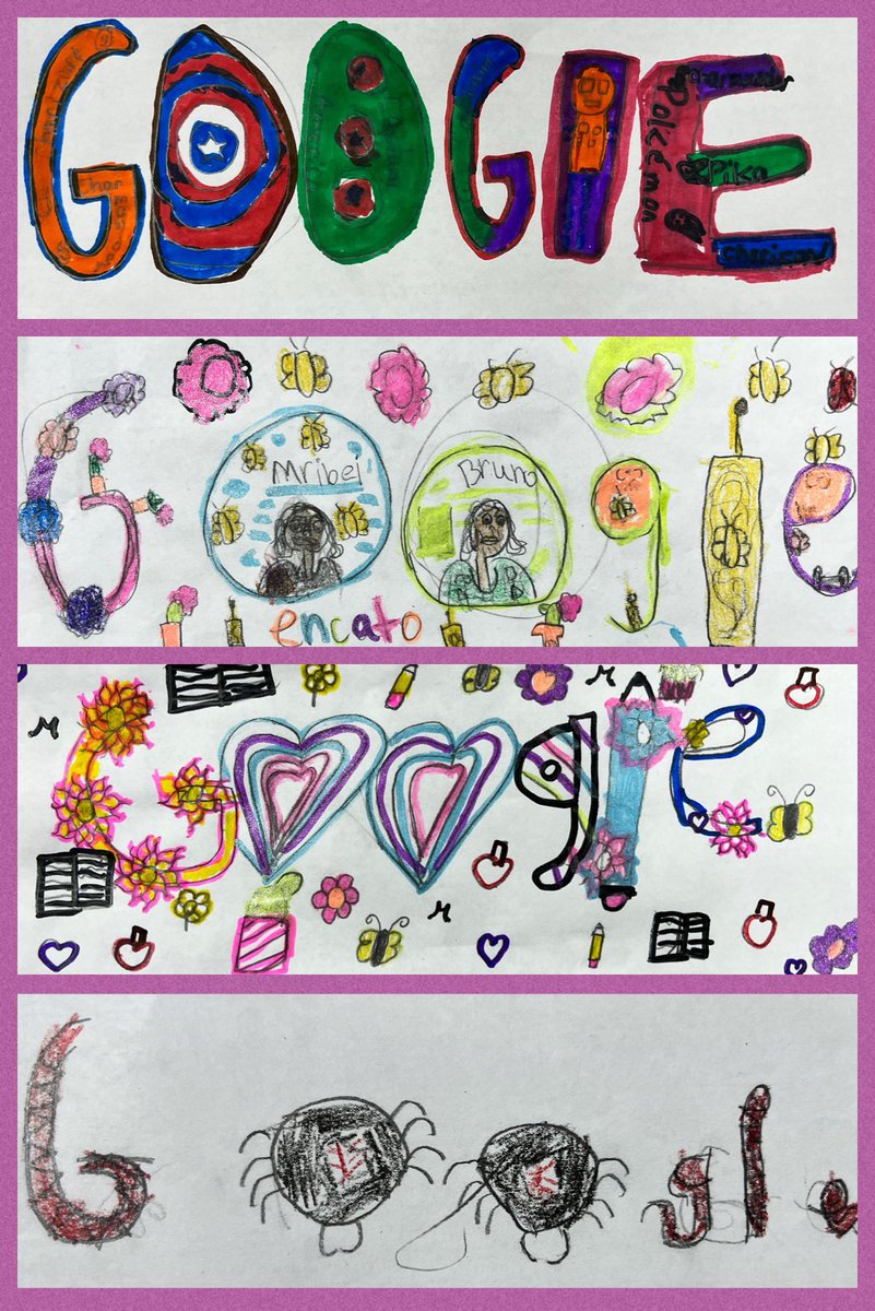 We have some creative scholars! 2A at <a href="/DunawayWISD/">Dunaway Elementary</a> created their very own <a href="/GoogleDoodles/">Google Doodles</a>! ✍🏼 🎨 🤩 #GoogleDoodle #wisdDLscholars