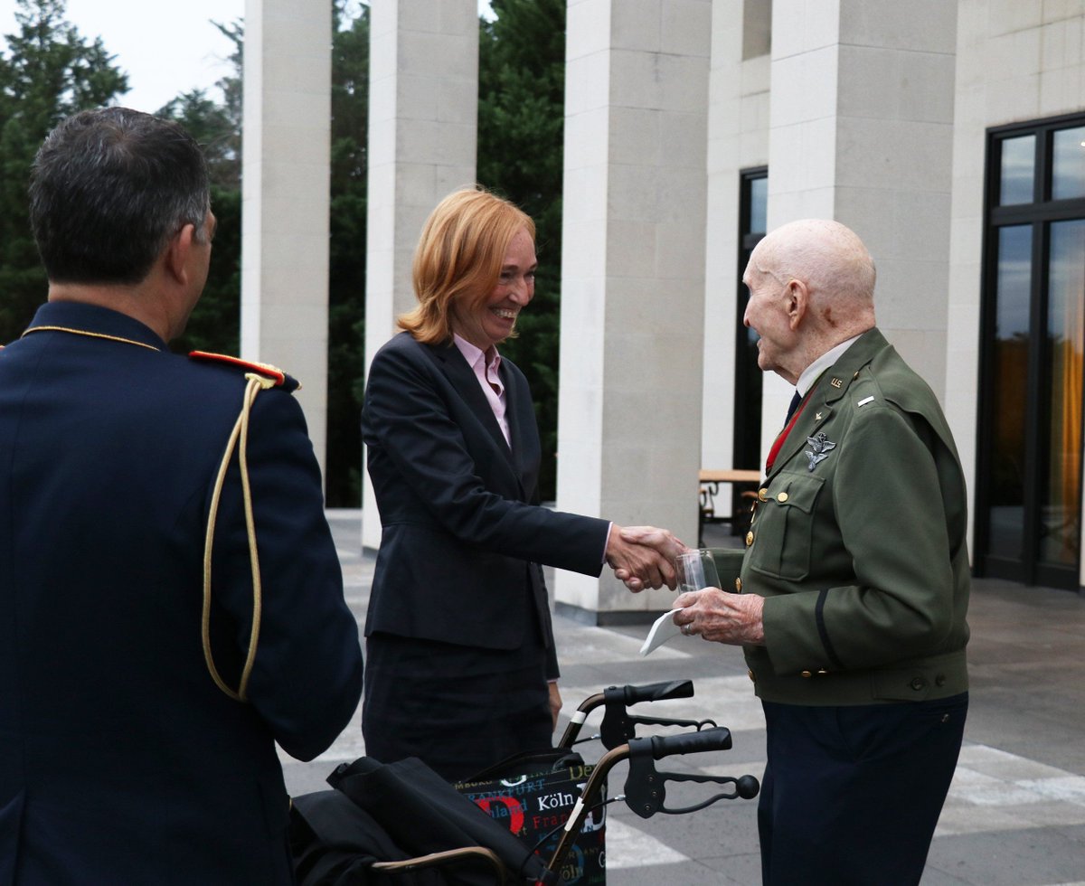 GermanAmbUSA's tweet photo. Rest in peace Colonel Gail Halvorsen, Berlin's Candy Bomber.

During the Berlin Airlift, Halvorsen dropped candy from his plane for the children. Soon, it became a massive Air Force operation, giving hope to millions.

I celebrate your 101 years of life and friendship. https://t.co/dzii5Rf127