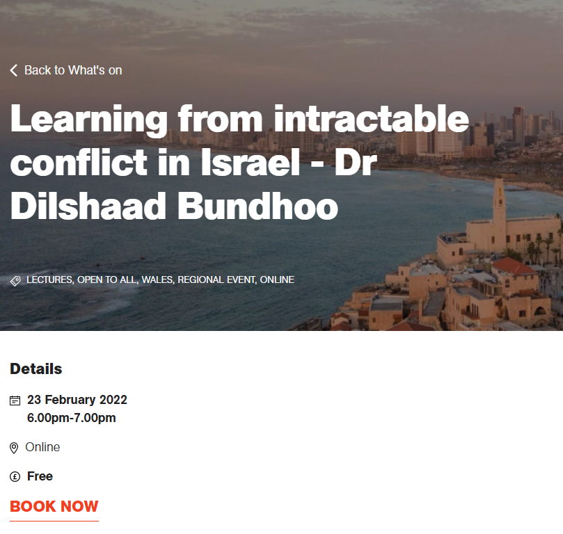 CCRI_UK's tweet photo. Later this month, @BDilshaad will give a free lecture at the @RGS_IBG - Learning from intractable conflict in Israel 🇮🇱
Full details &amp; booking: 
https://t.co/r5yoigPDR1
@ReedMtweet @DamianMaye @LynchKenny @GeogJulie https://t.co/VV0xfFD8ap