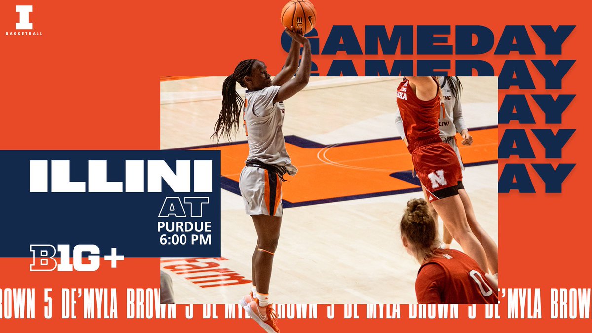 🔶🔷GAMEDAY!🔷🔶

🆚 Purdue
⏰ 6 p.m. CT
📍 Mackey Arena 
📺 BigTenPlus.com
📻 FightingIllini.com/watch
📊 PurdueStats.com  

#Illini