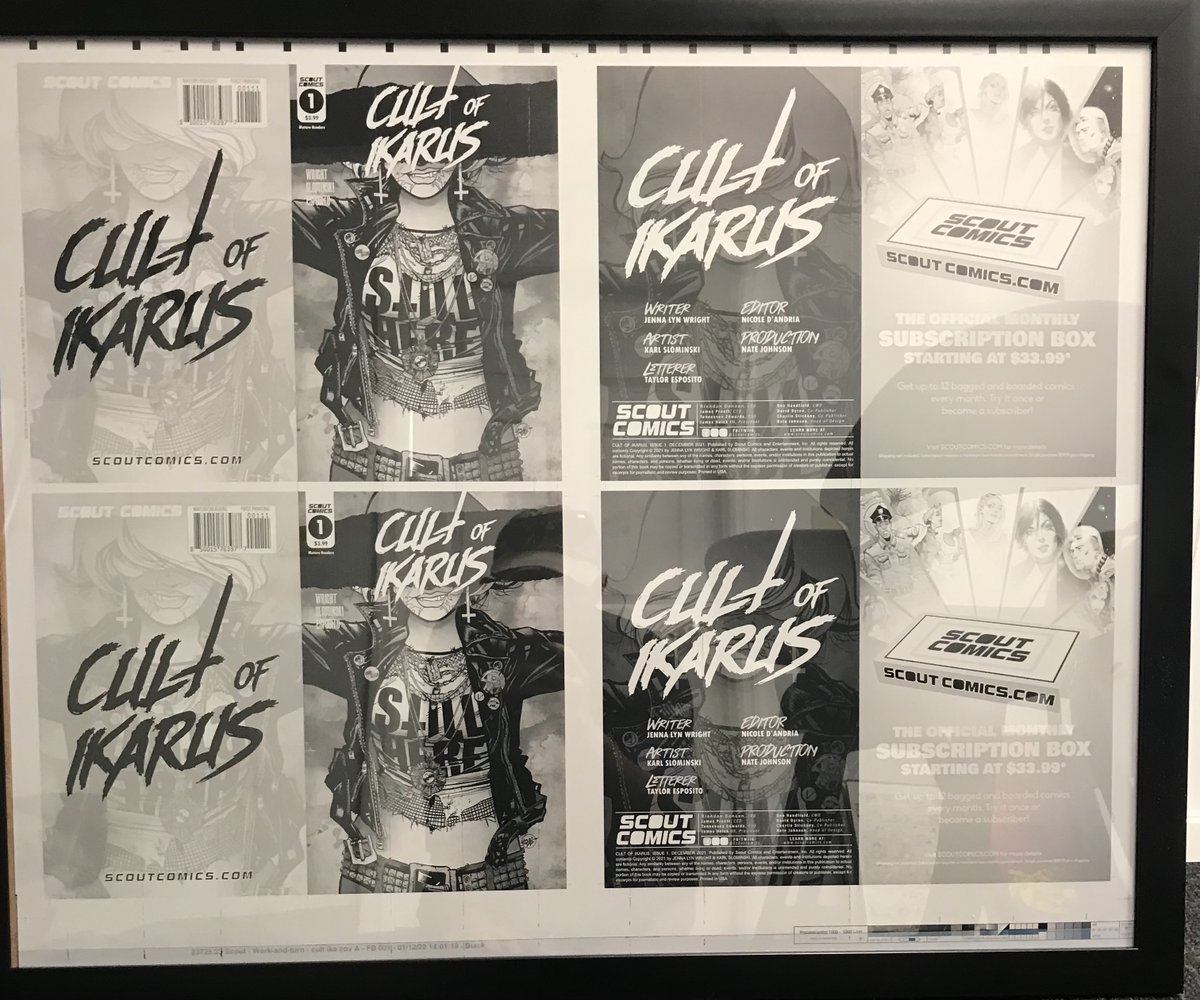 NEWS ALERT: Introducing SCOUT PRESSWORKS - 1 of 1 Printer Plate Collectibles - eepurl.com/hU0JNf