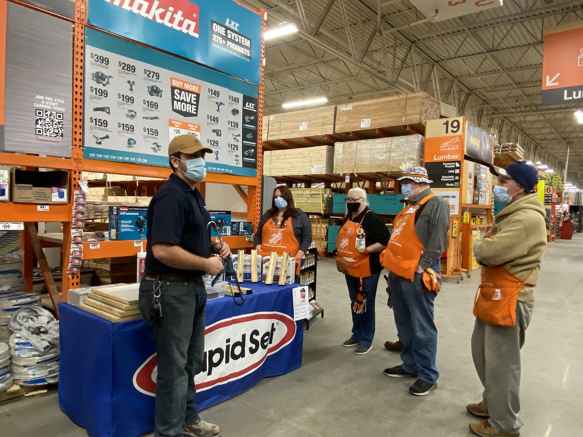Santiago Alvarez (@rapidsetalvarez) on Twitter photo Early morning meeting over at <a href="/HomeDepot3867/">Springfield Home Depot</a> for a PK on our <a href="/CTSRapidSet/">CTS | Rapid Set</a> sealants and adhesives. Thank you @AJProDeskds3867 for helping with setting this up.
.
.
.
@Sean_Monty_ <a href="/jzeilerman/">Janet Eilerman</a> <a href="/Seana_THD/">Seana Caruso</a> @Sara_Gardner3 <a href="/HomeDepot/">The Home Depot</a>
#SpringfieldOH #ChampionCity #DaytonDistrict #THD Early morning meeting over at <a href="/HomeDepot3867/">Springfield Home Depot</a> for a PK on our <a href="/CTSRapidSet/">CTS | Rapid Set</a> sealants and adhesives. Thank you @AJProDeskds3867 for helping with setting this up.
.
.
.
@Sean_Monty_ <a href="/jzeilerman/">Janet Eilerman</a> <a href="/Seana_THD/">Seana Caruso</a> @Sara_Gardner3 <a href="/HomeDepot/">The Home Depot</a>
#SpringfieldOH #ChampionCity #DaytonDistrict #THD