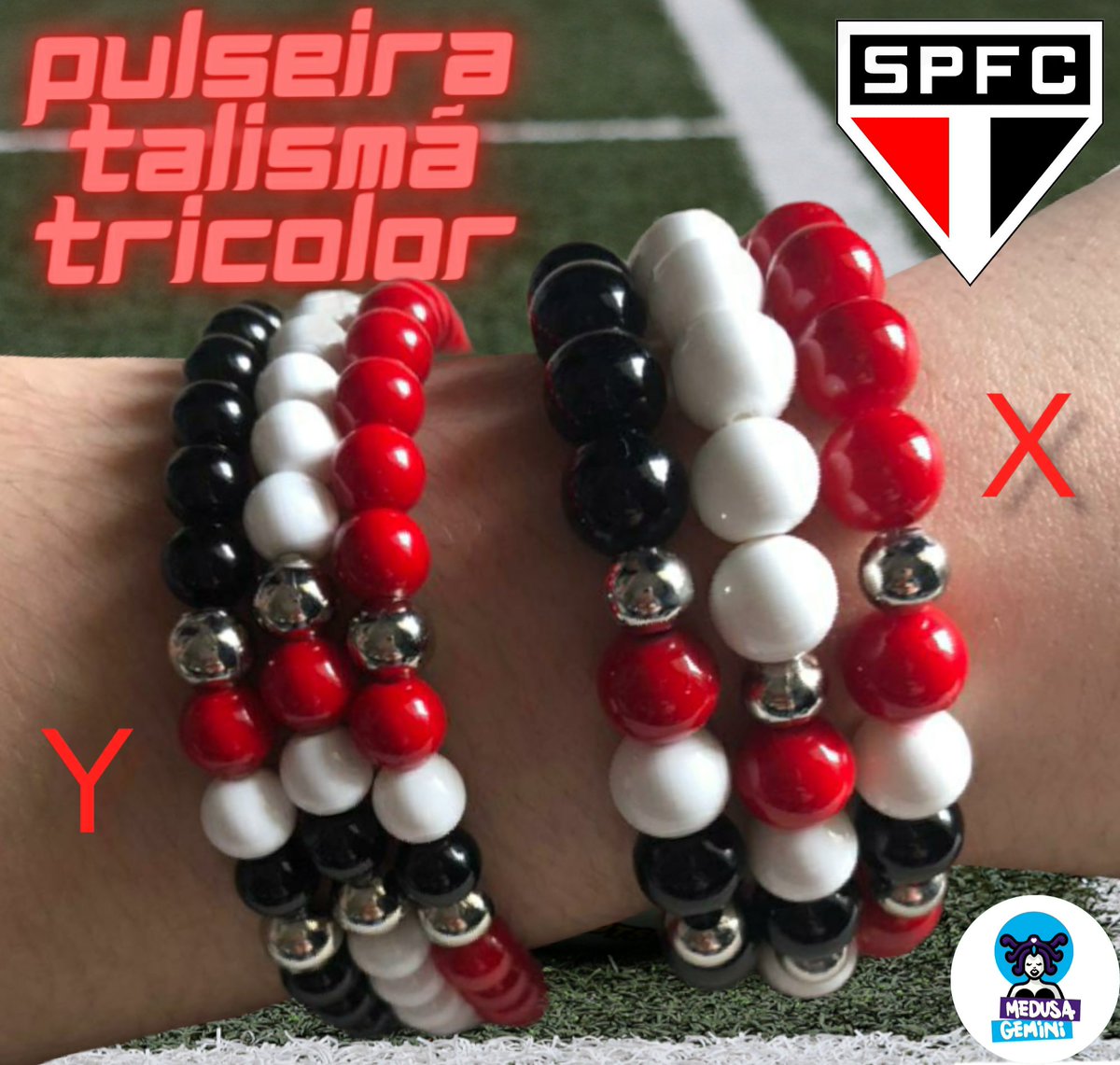 medusagemini_'s tweet photo. Pulseira TALISMÃ TRICOLOR 

📲 peça pelo WhatsApp https://t.co/iyxNps1BTI

 #PULSEIRA #pulseiratricolor #pulseiratalismã
#pulseiradaamizade
#spfctv #spfc❤🖤🤍
#torcidaindependente
#dragoesdareal #jogotricolor #comoeuteamotricolor #escalacaosaopaulo #rogerioceni #ceni https://t.co/ym2cALsBwR